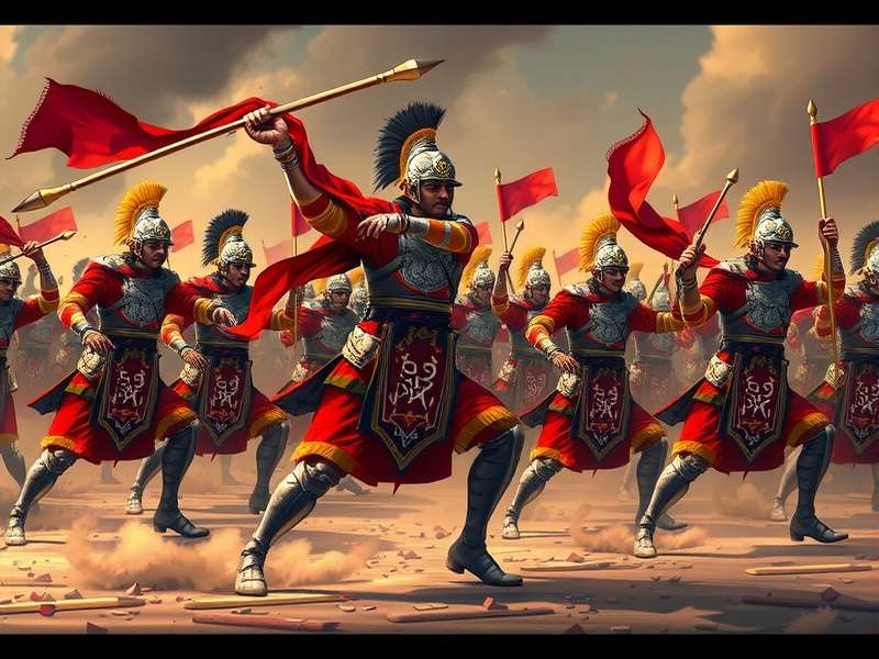 Maratha Mace Ruler Battle Scene